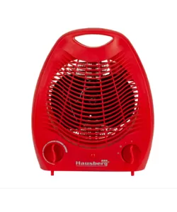 Aeroterma Hausberg HB 8501R, 2000 W, 2 nivele de putere, termostat reglabil, protectie supraincalzire