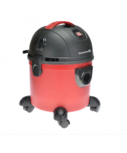 Aspirator cu aspiratie umeda si uscata Hausberg HB-2095eu, 1200 W, Capacitate mare 15 L, Rosu/Negru