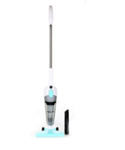 Aspirator vertical Hausberg HB-2025BL, Putere 600W, Fara sac, Recipient praf 0,5L, Bleu
