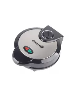 Aparat waffe Hausberg HB-3562, 4 compartimente, 1100-1300w , Inox , Negru