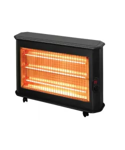 Radiator quartz Hausberg HB 8850, 2000 W, 3 rezistente quartz, 2 trepte de putere