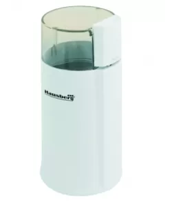 Rasnita Electrica de Cafea Hausberg, Putere 160 W, Cutit din Otel Inoxidabil, Capacitate 50 g, Buton On/Off, Design Modern, Alb