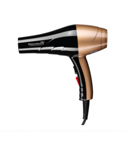 Uscator de par Hausberg HB26G , Putere 2000W ,2 trepte de viteza, Negru-Gold