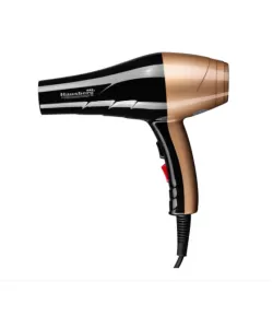 Uscator de par Hausberg HB26G , Putere 2000W ,2 trepte de viteza, Negru-Gold Uscator de par Hausberg HB26G , Putere 2000W ,2 trepte de viteza, Negru-Gold