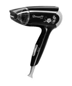 Uscator de par Hausberg HB25  1400W, maner pliabil, negru