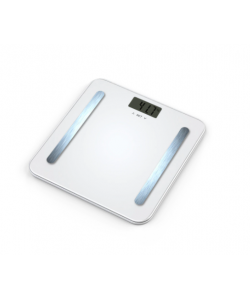 Cantar de baie Hausberg HB-6004AB, 180kg, Afisaj Led, inchidere automata, putere 6V, Alb