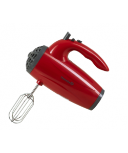 Mixer de mana Hausberg HB4119, Rosu, 5 viteze , motor de cupru