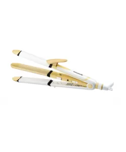 Placa par 3 in 1 pentru ondulare, creponare si indreptare, Hausberg HB31G, Incalzire rapida, AURIU Placa par 3 in 1 pentru ondulare, creponare si indreptare, Hausberg HB31G, Incalzire rapida, AURIU