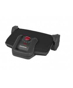 Sandwich-maker Hausberg HB631NG, 1600-1800W, Placi antiaderente, Negru/Inox