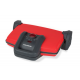 Sandwich-maker Hausberg HB631RS, 1600-1800W, Placi antiaderente, Rosu/Inox