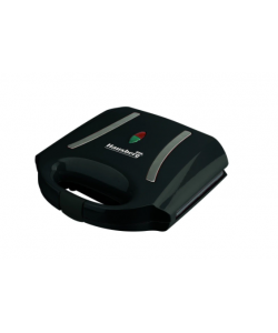 Sandwich maker Hausberg 800W, suprafata antiaderenta, negru