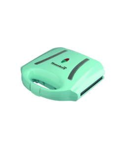 Sandwich maker Hausberg 800W, suprafata antiaderenta, Turquoise