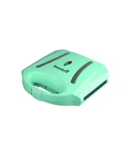 Sandwich maker Hausberg 800W, suprafata antiaderenta, Turquoise Sandwich maker Hausberg 800W, suprafata antiaderenta, Turquoise