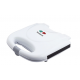 Sandwich-Maker profesional cu Putere mare de 750 W, Placi Antiaderente, Indicator Luminos, Invelis Exterior Rezistent la Caldura, Design Clasic, Al