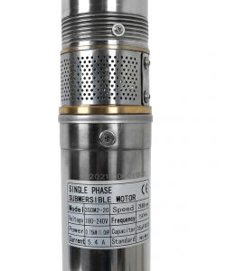 Pompa submersibila DRK 3SDM2/20, 0.75kW, debit 3m3/h, refulare 74m, cu tablou de comanda