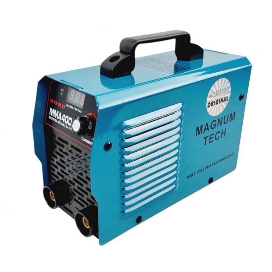 Invertor de sudura Magnum Tech MMA 400 A, IGBT Tehnology, afisaj electronic cabluri 3 m + Masca de sudura