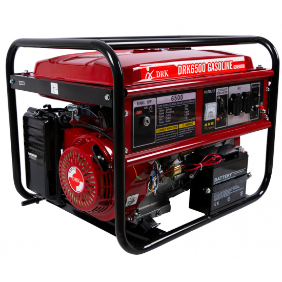 Generator curent DRK 6500, 5500W, 220V, 7.5CP, stabilizator de tensiune (AVR)