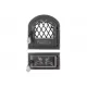 Usa Soba cu Geam + Cenusar Cerbi Ornamente Argintii Usa Soba cu Geam + Cenusar Cerbi Ornamente Argintii