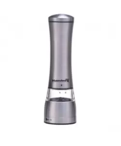 Rasnita sare/piper Hausberg HB-H7600, Manuala, corp din inox 22 cm