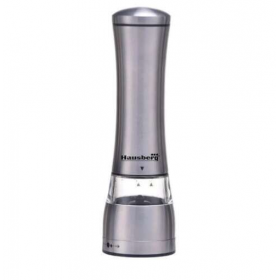 Rasnita sare/piper Hausberg HB-H7600, Manuala, corp din inox 22 cm