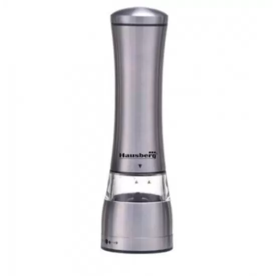 Rasnita sare/piper Hausberg HB-H7600, Manuala, corp din inox 22 cm Rasnita sare/piper Hausberg HB-H7600, Manuala, corp din inox 22 cm