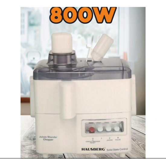 Robot De Bucatarie Multifunctional Hausberg HB-7520, 800W, 3 Viteze