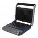Sandwich Maker 2 in 1 HAUSBERG HB-635, Putere 2200 W, Placi pentru sanwich si grill, Acoperite cu strat anti-aderent, Ecran tactil digital, 7 programe diferite de gatit, Culoare Albastru/Gri