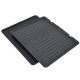 Sandwich maker & grill HAUSBERG HB-636NG, 1650-2000W, Termostat reglabil, Buton de control, Afisaj Led, Inox