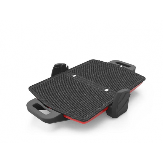 Sandwich-maker Hausberg HB631RS, 1600-1800W, Placi antiaderente, Rosu/Inox