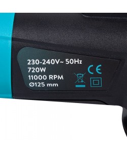 Polizor unghiular / Flex Detoolz DZ-SE149, 720W, 125mm, buton on/off lateral