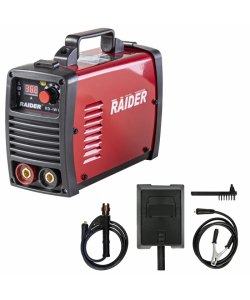 Aparat de sudura tip invertor RAIDER 160A, electrozi 1.5 - 4 mm, RD-IW180 Aparat de sudura tip invertor RAIDER 160A, electrozi 1.5 - 4 mm, RD-IW180