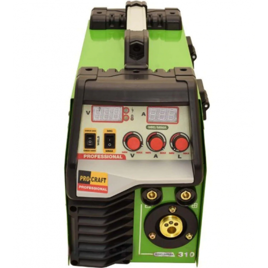 Aparate de sudura cu sarma, MIG-MAG-MMA 310A, 1.6-4mm, Procraft