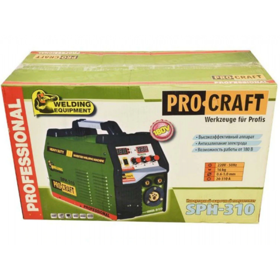 Aparate de sudura cu sarma, MIG-MAG-MMA 310A, 1.6-4mm, Procraft