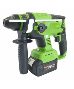 BORMASINA CU ACUMULATOR PROCRAFT PHA20 20 V, 4 AH, 1400 RPM, 4500 PERCUTII, BRUSHLESS, SDS+