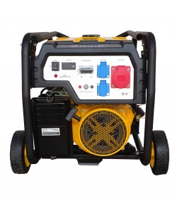 Stager FD 7500E3 generator open-frame, 6kW, trifazat, benzina, pornire electrica