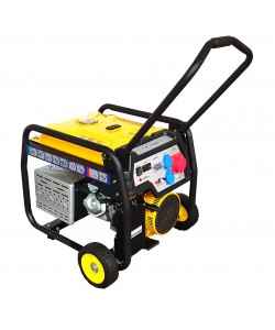 Stager FD 7500E3 generator open-frame, 6kW, trifazat, benzina, pornire electrica