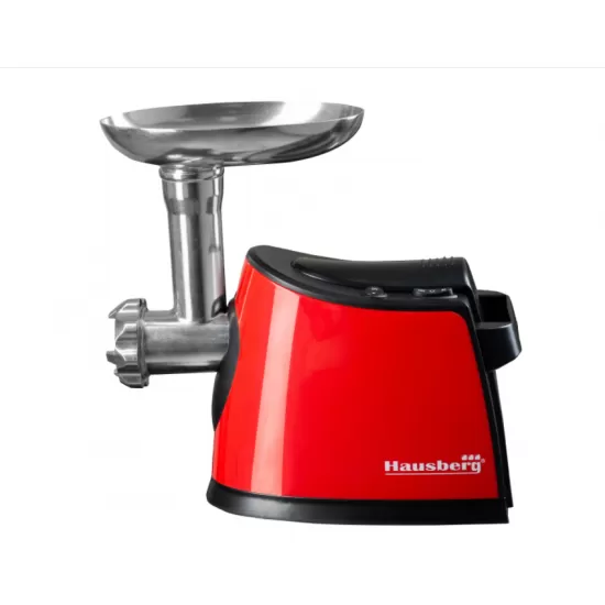 Masina tocat carne electrica Hausberg 1600W Buton Reverse,Picioare antialunecare,Loc depozitare accesorii,Rosu Masina tocat carne electrica Hausberg 1600W Buton Reverse,Picioare antialunecare,Loc depozitare accesorii,Rosu