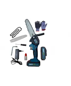 MINI-FIERASTRAU WERSTIL 28V + 2 LANTURI + 2 LAME + 2 ACUMULATORI+ MANUSI MINI-FIERASTRAU WERSTIL 28V + 2 LANTURI + 2 LAME + 2 ACUMULATORI+ MANUSI