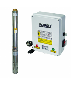 Pompa submersibila RAIDER RD-WP24 apa curata 1100 W 4980 l/h inaltime refulare 86 m inox, 14 turbine Pompa submersibila RAIDER RD-WP24 apa curata 1100 W 4980 l/h inaltime refulare 86 m inox, 14 turbine