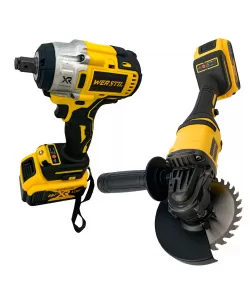 Trusa Werstil , Masina de insurubat 320 N.M. / Polizor Unghiular , 2 acumulatori 36 V 5 Ah Trusa Werstil , Masina de insurubat 320 N.M. / Polizor Unghiular , 2 acumulatori 36 V 5 Ah