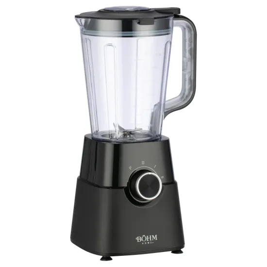 Blender de masa BÖHM Home BTBP60B15, 600 W, 1,5 L, 2 viteze + Pulse, 4 lame