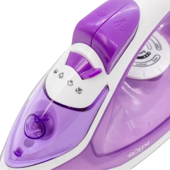 Fier de calcat cu abur BÖHM Home BIC-2201PW, 2200W, rezervor 250 ml, talpa ceramica