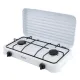Plita cu doua arzatoare pe gaz si aprindere manuala BÖHM BG-M-002-W, 4.4 kW