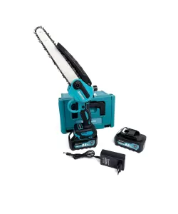 Mini Drujba Top Helper cu sistem de ungere, 2 acumulatori 36V, 8Ah, Lama 8 Inch ( 20 cm), 2 Lanturi Mini Drujba Top Helper cu sistem de ungere, 2 acumulatori 36V, 8Ah, Lama 8 Inch ( 20 cm), 2 Lanturi