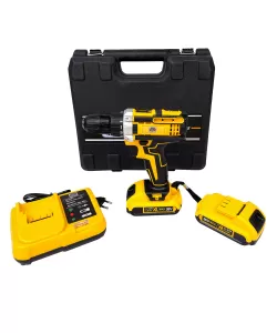 Autofiletanta de Gaurit si Insurubat German Meister 36V, 5 Ah Galbena cu 2 Acumulatori + 30 Accesorii Autofiletanta de Gaurit si Insurubat German Meister 36V, 5 Ah Galbena cu 2 Acumulatori + 30 Accesorii