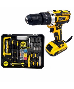 Autofiletanta GermanMeister, 36V, 5Ah, 2 Acumulatori, 100 Accesorii.