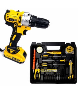 Autofiletanta KraftWorld XR 2 Acumulatori, 36V, 8 Ah, 30 Accesorii