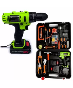 Autofiletanta Werk Bull, 2 Acumulatori, 36V, 5 Ah, 119 Accesorii Autofiletanta Werk Bull, 2 Acumulatori, 36V, 5 Ah, 119 Accesorii