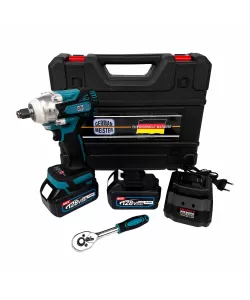 Masina de Impact si Insurubat German Meister, 2 Acumulatori, 128V, 6Ah + 38 Accesorii Masina de Impact si Insurubat German Meister, 2 Acumulatori, 128V, 6Ah + 38 Accesorii