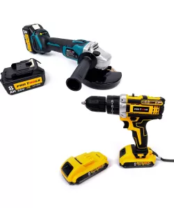 Pachet ProTools Polizor Unghiular 36V, 8AH + Masina de Gaurit si Insurubat 24V, 8AH Pachet ProTools Polizor Unghiular 36V, 8AH + Masina de Gaurit si Insurubat 24V, 8AH